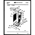 Kelvinator DEC310A2D cabinet parts diagram