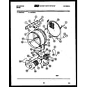 Kelvinator DEC310A2D drum and blower parts diagram