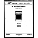 Kelvinator RER302CF1 cover diagram