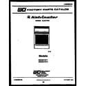 Kelvinator RER307CV1 cover diagram