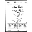 Kelvinator RER307CV1 broiler parts diagram