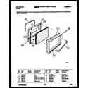 Kelvinator RER355GW0 door parts diagram