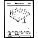 Kelvinator RER375GD1 cooktop parts diagram