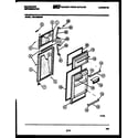 Kelvinator TGK180EN3W door parts diagram