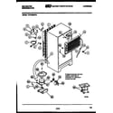 Kelvinator TPK160BN7T system and automatic defrost parts diagram