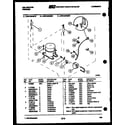 Kelvinator UFS133FM3W system and electrical parts diagram