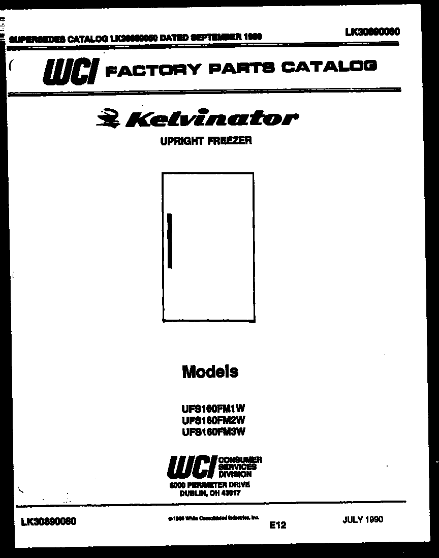 Kelvinator UFS160FM3W null diagram