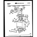 Kelvinator AW700F1W cabinet parts diagram