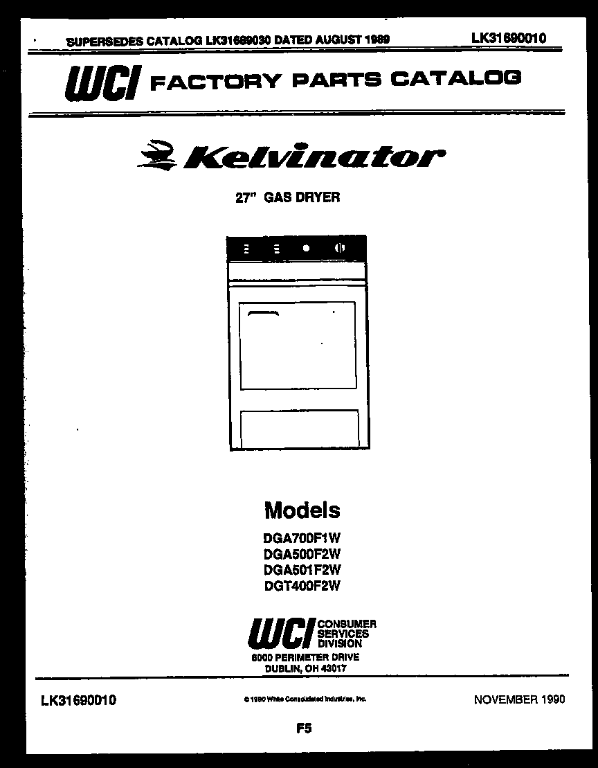 Kelvinator DGT400F2D null diagram