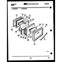 Kelvinator REP375GW3 door parts diagram