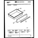 Kelvinator REP375GW3 drawer parts diagram