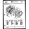 Kelvinator REP305GD1 door parts diagram