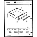 Kelvinator REP305GD1 drawer parts diagram