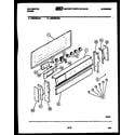Kelvinator RER305CW2 backguard parts diagram