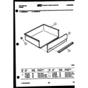Kelvinator RER305CW2 drawer parts diagram