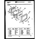 Kelvinator REP307GD0 door parts diagram