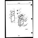 Kelvinator TPK160JN0D door parts diagram
