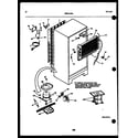 Kelvinator TSX130HN0T system and automatic defrost parts diagram