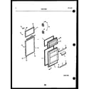Kelvinator TSI210HN0T door parts diagram