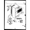 Kelvinator TSI210HN0T system and automatic defrost parts diagram