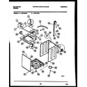 Kelvinator AW701G2W cabinet parts diagram
