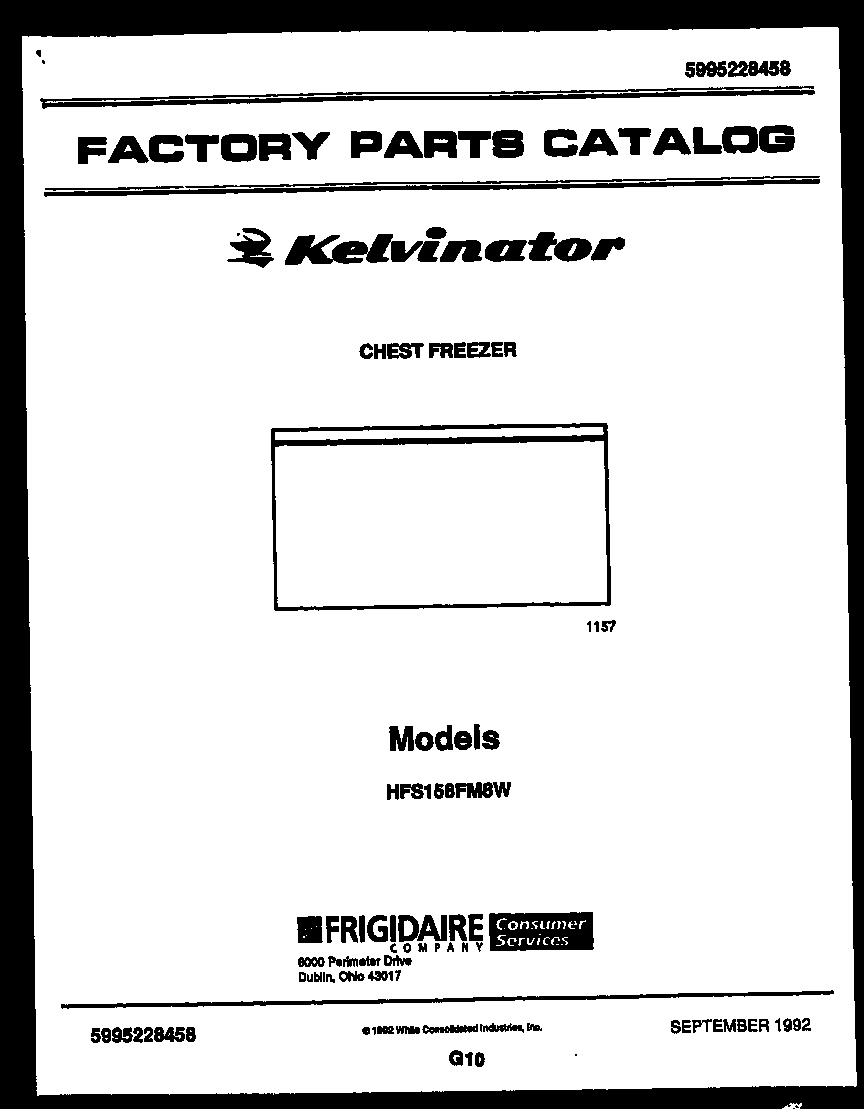Kelvinator HFS158FM8W null diagram