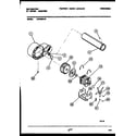 Kelvinator DET250K1W motor and blower parts diagram