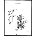 Kelvinator TGK190KN0D door parts diagram