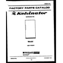 Kelvinator AMK175EN2W cover page diagram