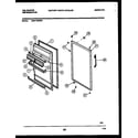 Kelvinator AMK175EN2W door parts diagram