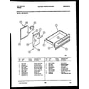 Kelvinator RER406GD3 drawer parts diagram