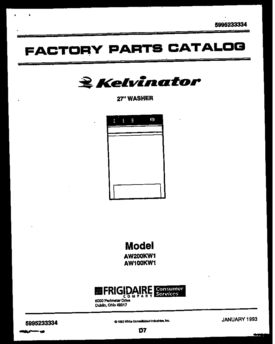 Kelvinator AW200KD1 null diagram