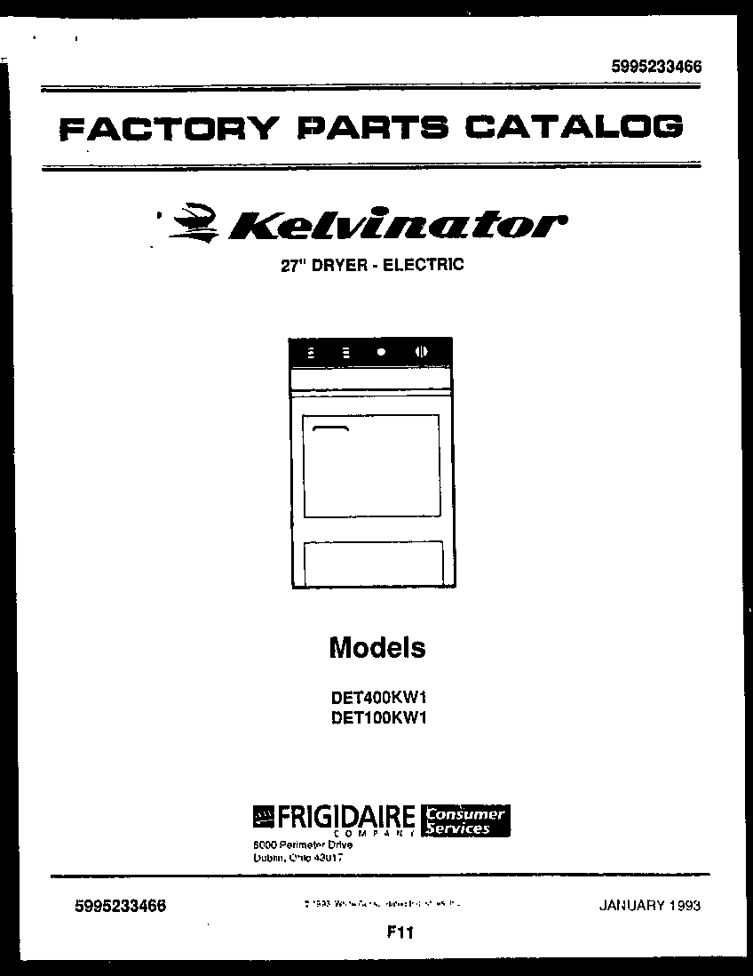 Kelvinator DET400KW1 null diagram