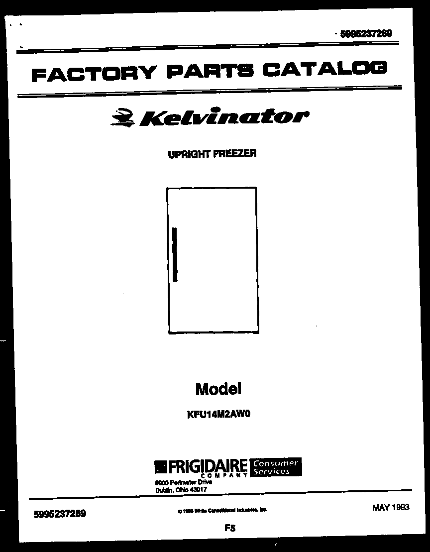 Kelvinator KFU14M2AW0 null diagram