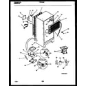 Kelvinator THK190JN3W system and automatic defrost parts diagram