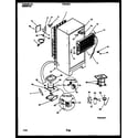 Kelvinator THK190JN3W system and automatic defrost parts diagram