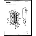 Kelvinator KFU09M2AW2 door parts diagram