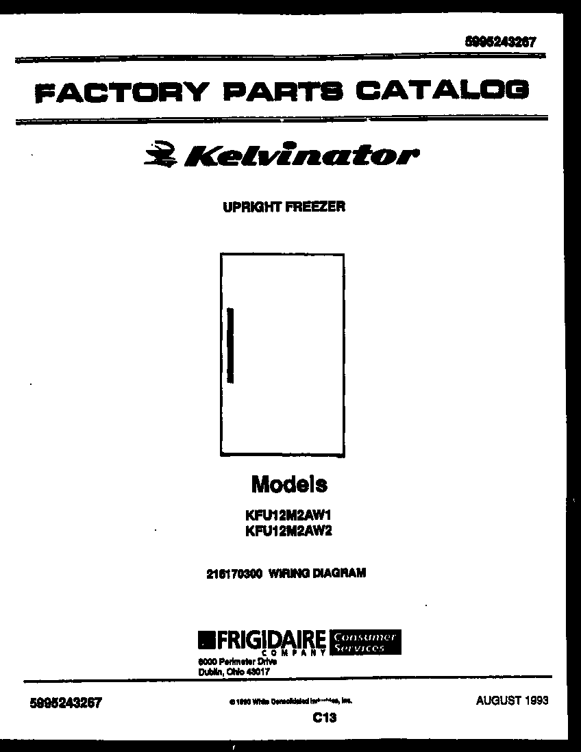 Kelvinator KFU12M2AW2 null diagram