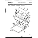 Kelvinator DGA501KD2 console and control parts diagram