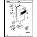 Kelvinator TSX130HN2T system and automatic defrost parts diagram