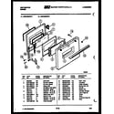 Kelvinator REC406DW2 door parts diagram