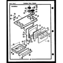 Gibson CEA1M1WSTA cooktop-door-drawer diagram