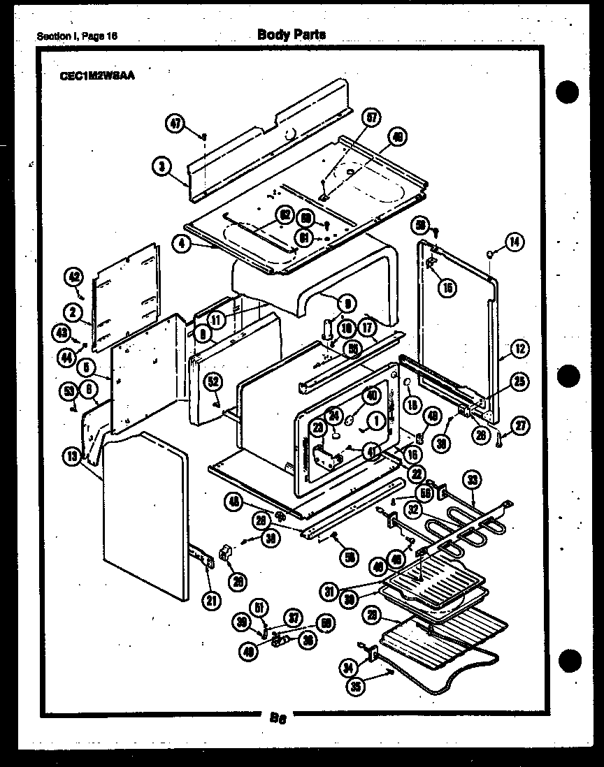 Gibson CEA3M2WSTB body parts diagram