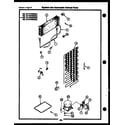 Gibson RD19F3WSGA system and automatic defrost parts diagram