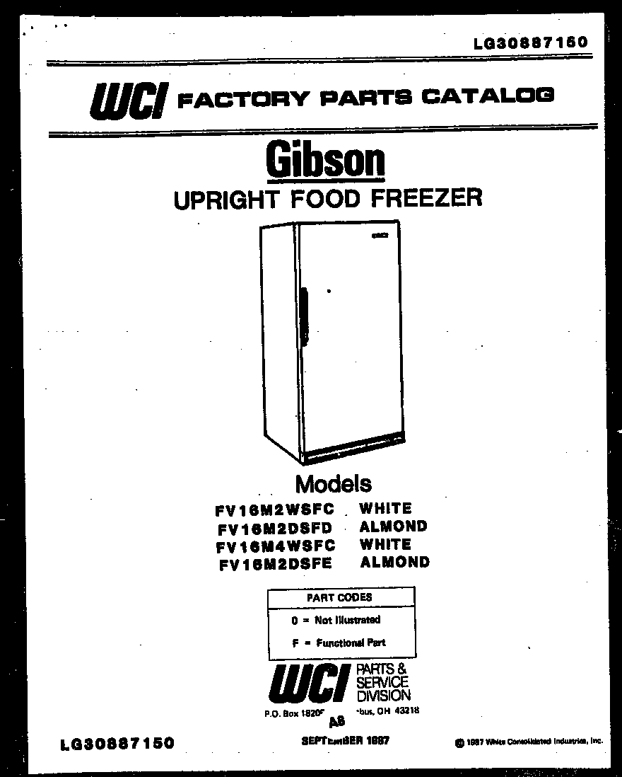 Gibson FV16M2WSFC null diagram