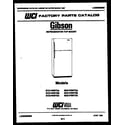 Gibson RD21F6WT3B cover page diagram