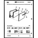 Gibson CGC1M3WSTB door parts diagram