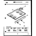 Gibson CGC4M4WSTE cooktop parts diagram