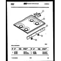Gibson CGC4C5WSTD cooktop parts diagram