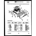 Gibson CGC4C5WSTD broiler drawer parts diagram